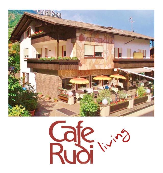Cafe Rudi Living Bed and Breakfast Partschins Exteriör bild